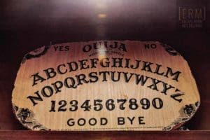 scary escape room ouija board