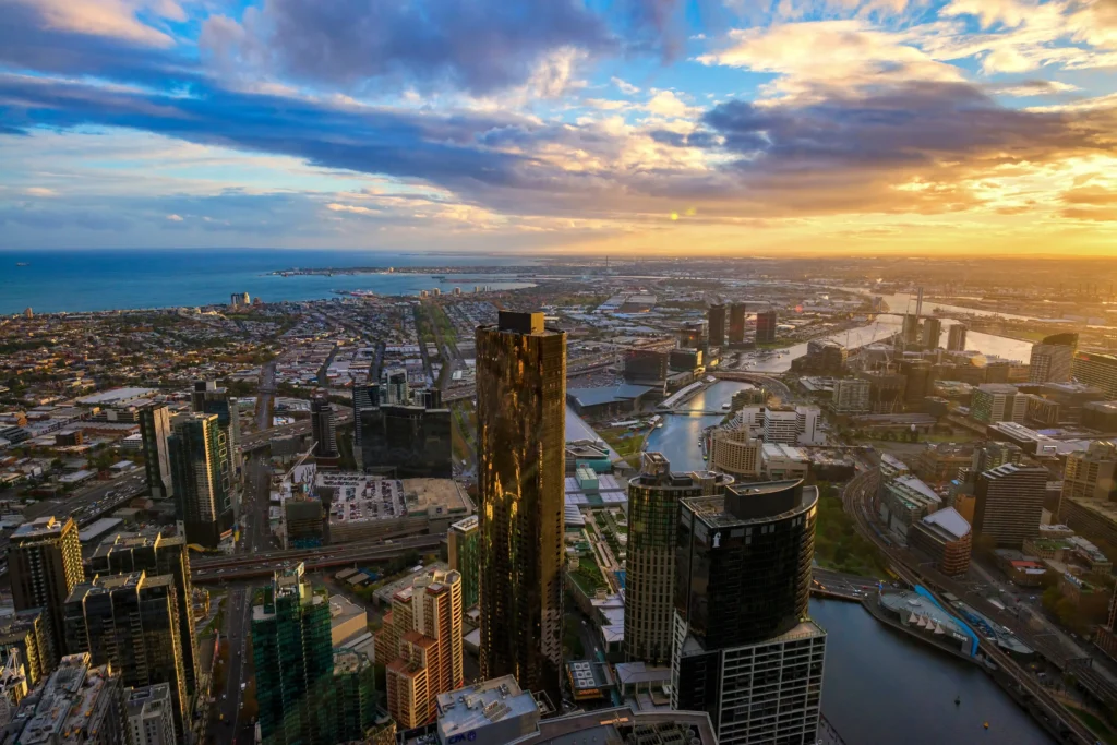 skyline view from eureka tower